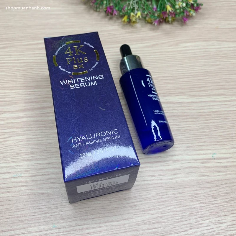 Serum 4k Plus 5x Whitening Thái Lan - ảnh 6
