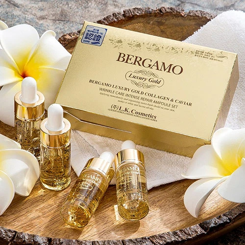 Serum Bergamo Luxury Gold Collagen And Caviar Hàn Quốc - ảnh 1