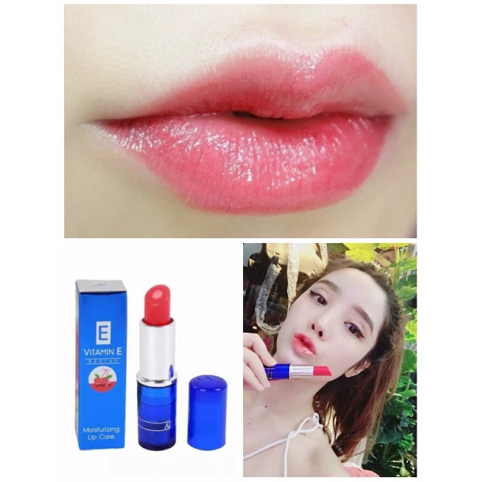 Son Dưỡng Môi Aron Vitamin E Cherry Thái Lan - ảnh 2