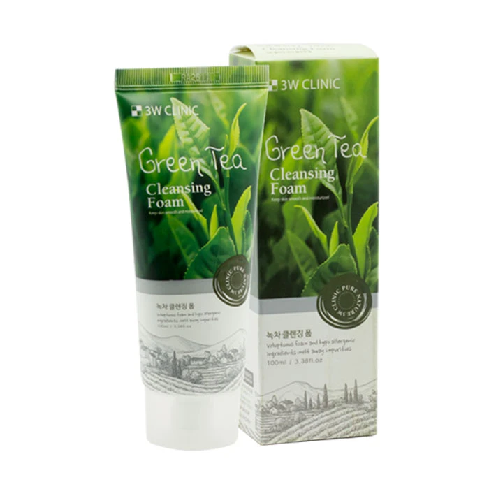 Sữa Rửa Mặt Chiết Xuất Trà Xanh 3w Clinic Green Tea Foam - ảnh 2