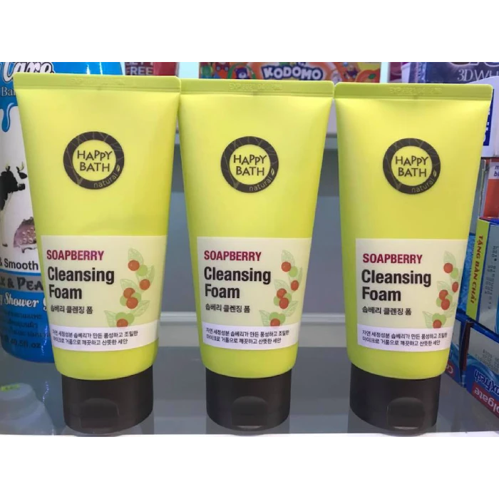 Sữa Rửa Mặt Đặc Trị Mụn Happy Bath Nature Soapberry Cleansing Foam - ảnh 3