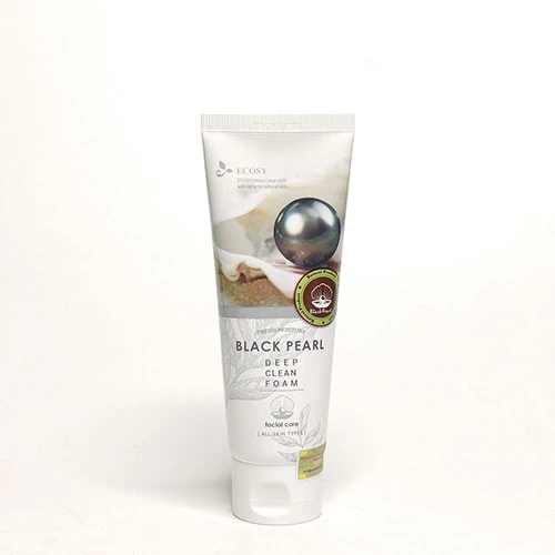 Sữa Rửa Mặt Ecosy Chiết Xuất Ngọc Trai Đen - Ecosy Black Pearl Deep Clean Foam 100ml - ảnh 1