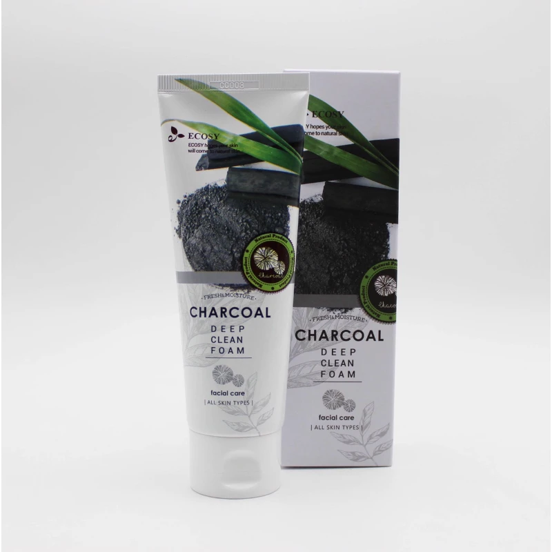 Sữa Rửa Mặt Ecosy Chiết Xuất Than Hoạt Tính - Ecosy Chacoal Deep Clean Foam 100ml - ảnh 1