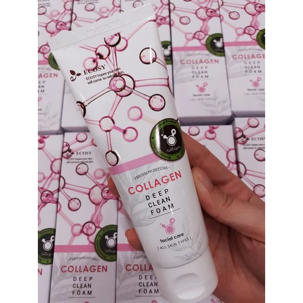 Sữa Rửa Mặt Ecosy Thành Phần Collagen - Ecosy Collagen Deep Clean Foam 100ml - ảnh 3