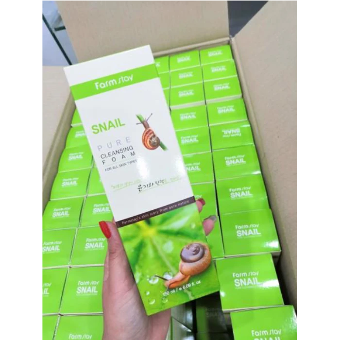 Sữa Rửa Mặt Farm Stay Chiết Xuât Ốc Sên 180ml - ảnh 2