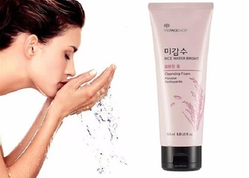 Sữa Rửa Mặt Gạo Rice Water Bright Cleansing Foam the Face Shop - ảnh 4