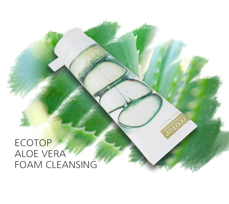 Sữa Rửa Mặt Lô Hội Ecotop Aloe Vera Foam Cleansing 120ml - ảnh 4