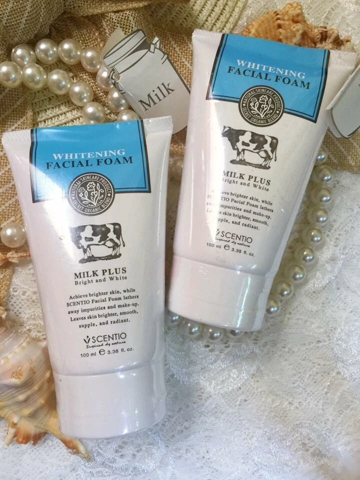 Sữa Rửa Mặt Scentio Milk Plus Whitening 100ml Thái Lan - ảnh 2