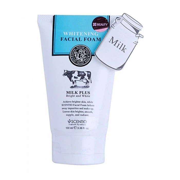 Sữa Rửa Mặt Scentio Milk Plus Whitening 100ml Thái Lan - ảnh 3