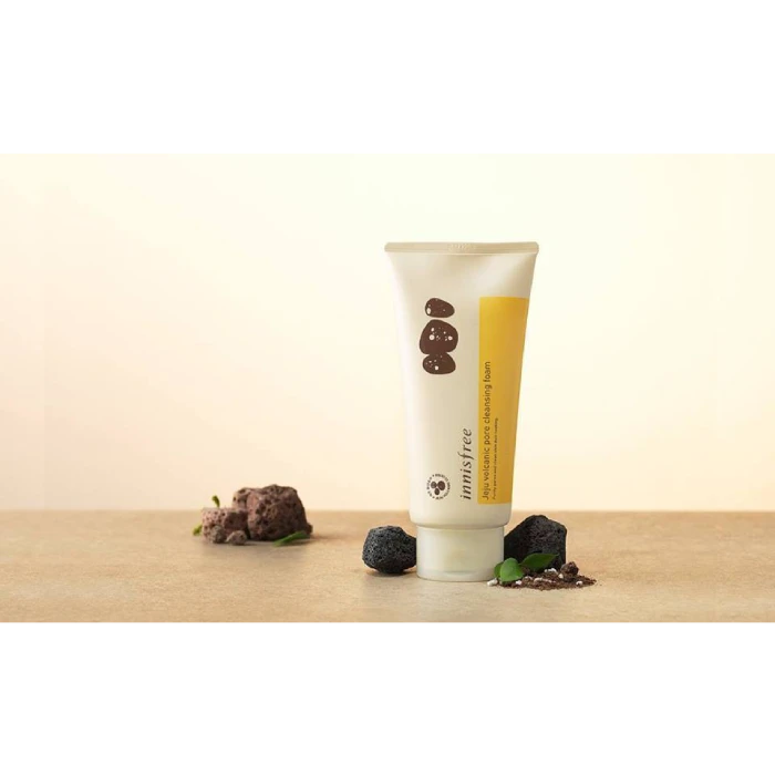Sữa Rửa Mặt Tẩy Da Chết Tro Núi Lửa Innisfree Jeju Volcanic Pore Scrub Foam - ảnh 2
