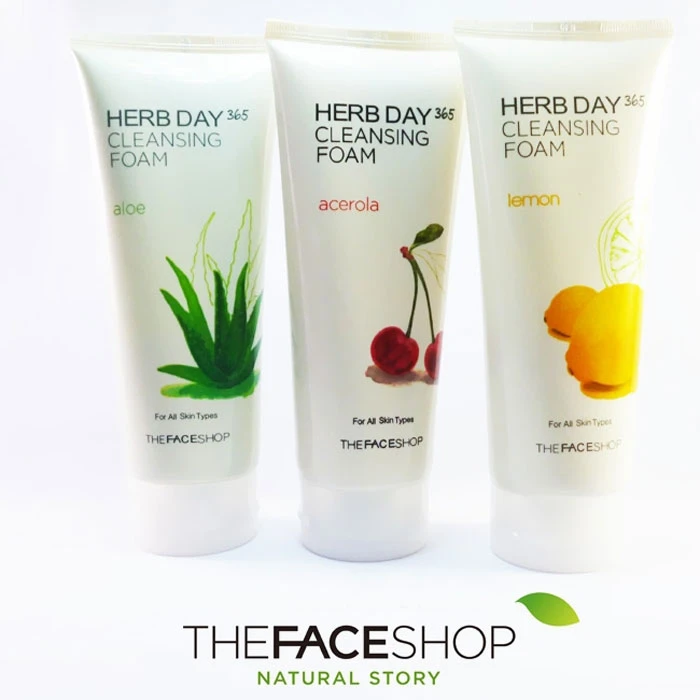 Sữa Rửa Mặt the Face Shop Herb Day 365 Cleansing Foam - ảnh 5