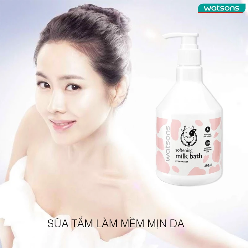 Sữa Tắm Con Bò Watsons Milk Bath Thái Lan Chính Hãng - ảnh 4