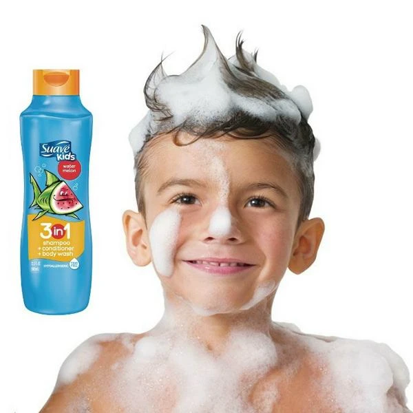 Sữa Tắm - Gội và Xả cho Trẻ Em Suave Kids 3 in 1 Nhập Khẩu từ Mỹ (hương Trái Cây) - ảnh 2
