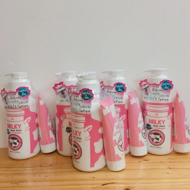 Sữa Tắm Milky Gluta Tặng Kèm Sữa Rửa Mặt Milky Gluta Chính Hãng Thái - ảnh 4