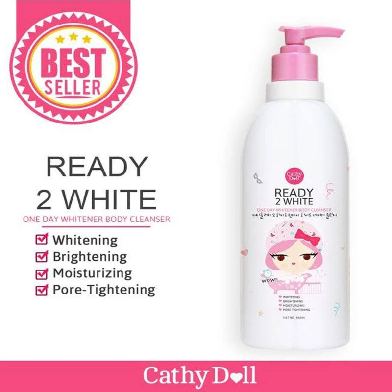 Sữa Tắm Trắng Da Cathy Doll Ready 2 White One Day Whitener Thái Lan - ảnh 3