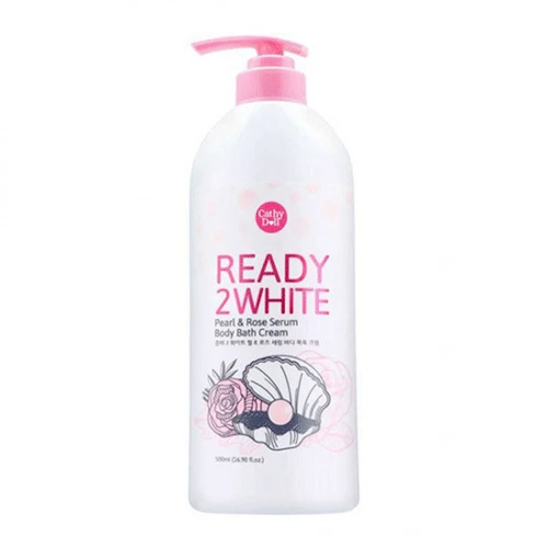 Sữa Tắm Trắng Da - Cathy Doll Ready 2 White Pearl And Rose Serum Body Bath Cream Thái Lan - ảnh 1