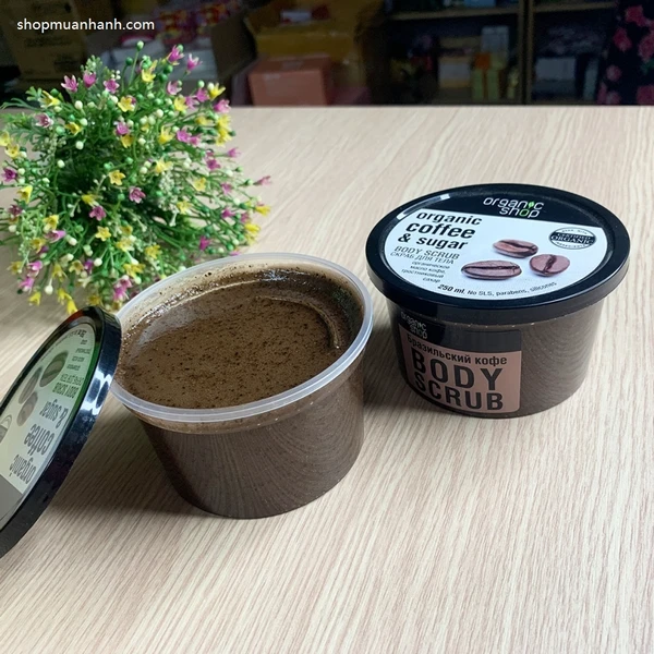 Tẩy Da Chết Toàn Thân Organic Coffee And Sugar Body Scrub Nga - ảnh 2