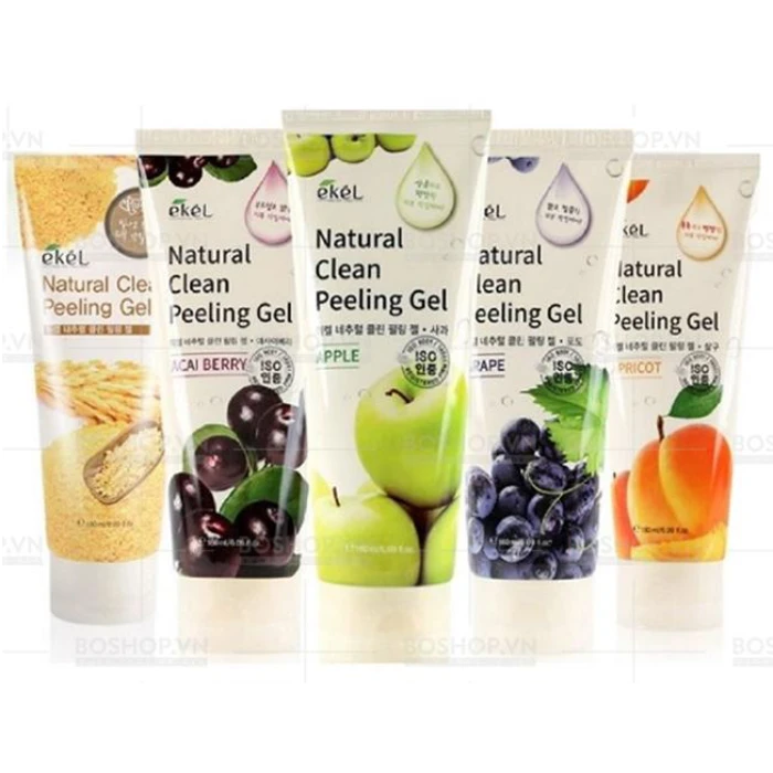 Tẩy Tế Bào Chết Chiết Xuất từ Táo Ekel Natural Clean Peeling Gel Apple 180ml - ảnh 3
