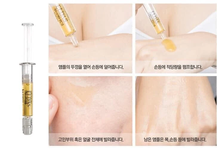 Tế Bào Gốc Eldas Eg Tox Program Coreana Mini 4 Ống - ảnh 2