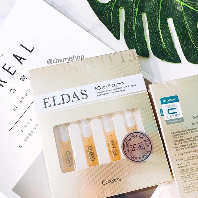 Tế Bào Gốc Eldas Eg Tox Program Coreana Mini 4 Ống - ảnh 3