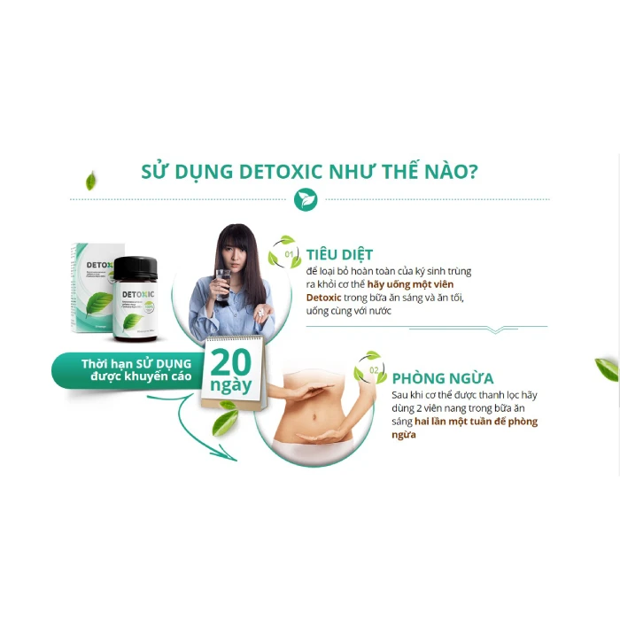 Thuốc Dành cho Hệ Tiêu Hóa Yếu, Chống Suy Tim Detoxic - ảnh 3