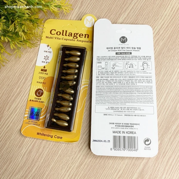 Viên Collagen Tươi Đẹp Da Ammud Multi Vita Ampoule Collagen Hàn Quốc - ảnh 4