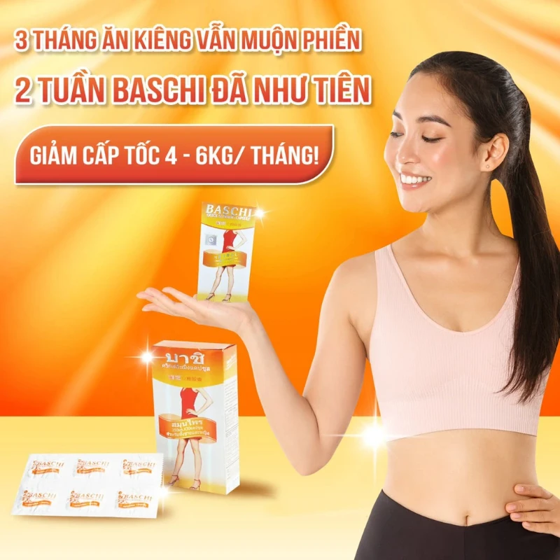 Viên Uống Giảm Cân Baschi Cam 30 Viên - ảnh 2