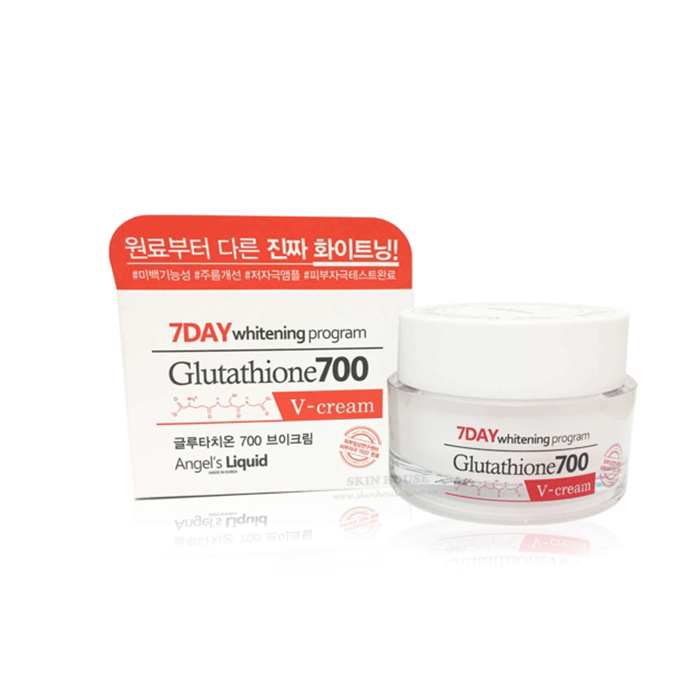 Kem Trắng Da 7Day Whitening Program Glutathione 700 V-cream