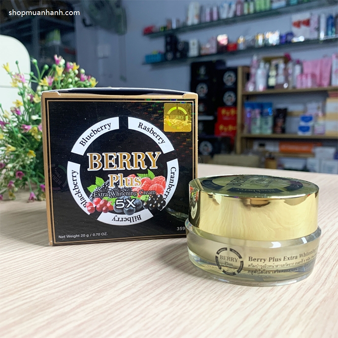 Kem Dưỡng Trắng Da Trị Nám Berry Plus Extra Whitening Cream Thái Lan Kem Trị Nám-1