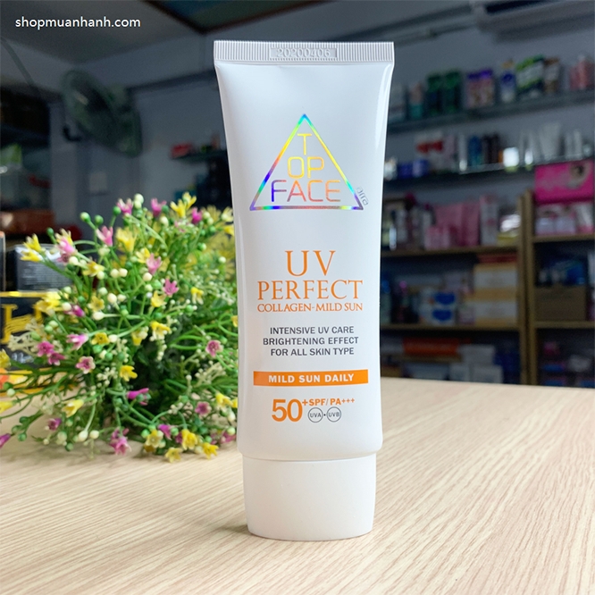 Kem Chống Nắng Top Face UV Perfect SPF50 Plus PA Hàn Quốc Kem Chống Nắng-3