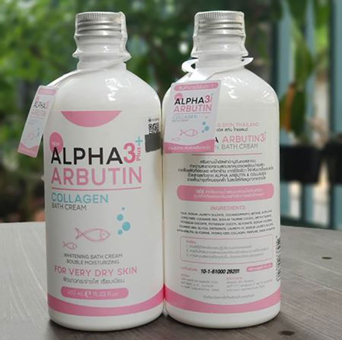 Sữa Tắm Trắng Da Alpha Arbutin 3 Plus Collagen Bath Cream Sữa Tắm-1