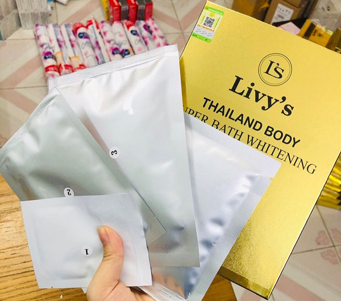 Tắm Trắng Da Livy's Thái Lan Tắm Trắng-1