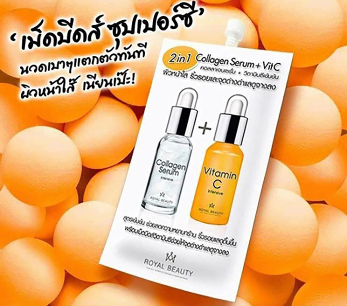 Collagen Serum Và Vitamin C 2 In 1 Thái Lan Dưỡng Da Mặt-1
