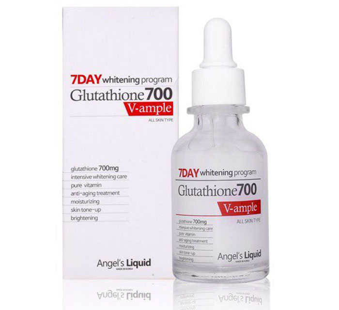 Huyết Thanh Trắng Da 7Day Whitening Program Glutathione 700 V-Ample Dưỡng Da Mặt-1