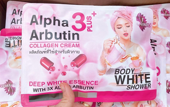 Set Tắm Ủ Trắng Body White Shower Alpha Arbutin Thái Lan Tắm Trắng-1