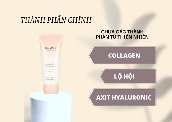 Sữa rửa mặt Collagen Foam Cleansing - Giúp căn bóng da mặt chống lão hoá Dưỡng Da Mặt-1