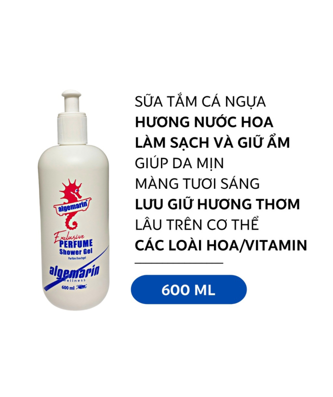 Sữa tắm cá ngựa Algemarin 600ml Sữa Tắm-1