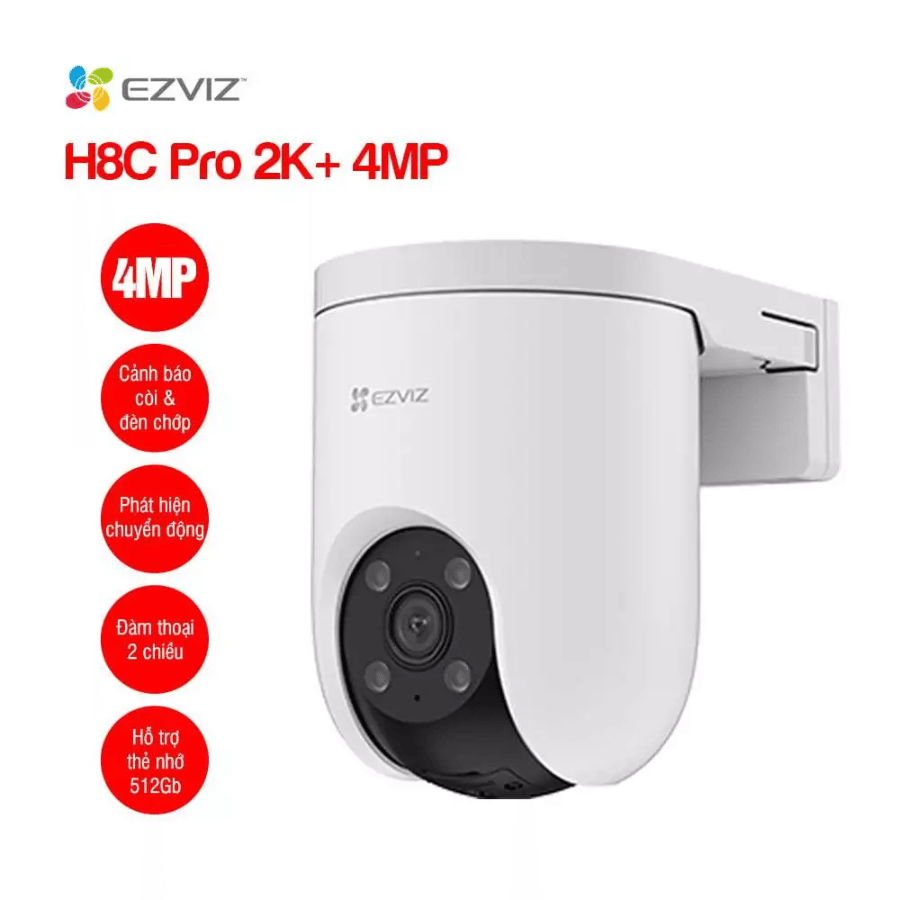 Camera wifi Ezviz ngoài trời H8C 2MP/3MP/4MP 2K 2K+ chính hãng, đàm thoại, màu đêm
