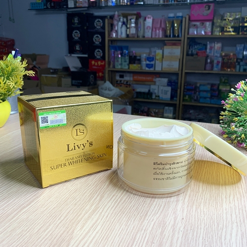 Kem Dưỡng Trắng Body Cao Cấp Livy’s vàng Thái Lan 250gr - Kem Body Livy's Vàng Mẫu Mới
