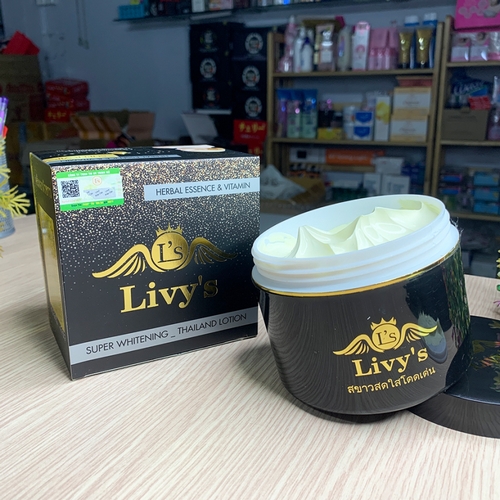 Kem Dưỡng Trắng Da Body Livy Đen Thái Lan