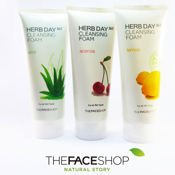 Sữa Rửa Mặt The Face Shop Herb Day 365 Cleansing Foam