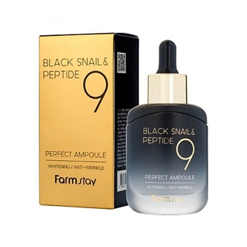 Serum dưỡng trắng và chống lão hóa từ ốc sên và Peptide 9-Black Snail & Perfect 9 Ampoule