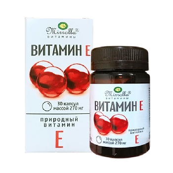 Vitamin E 270mg Mirrolla Của Nga Hộp 30 Viên