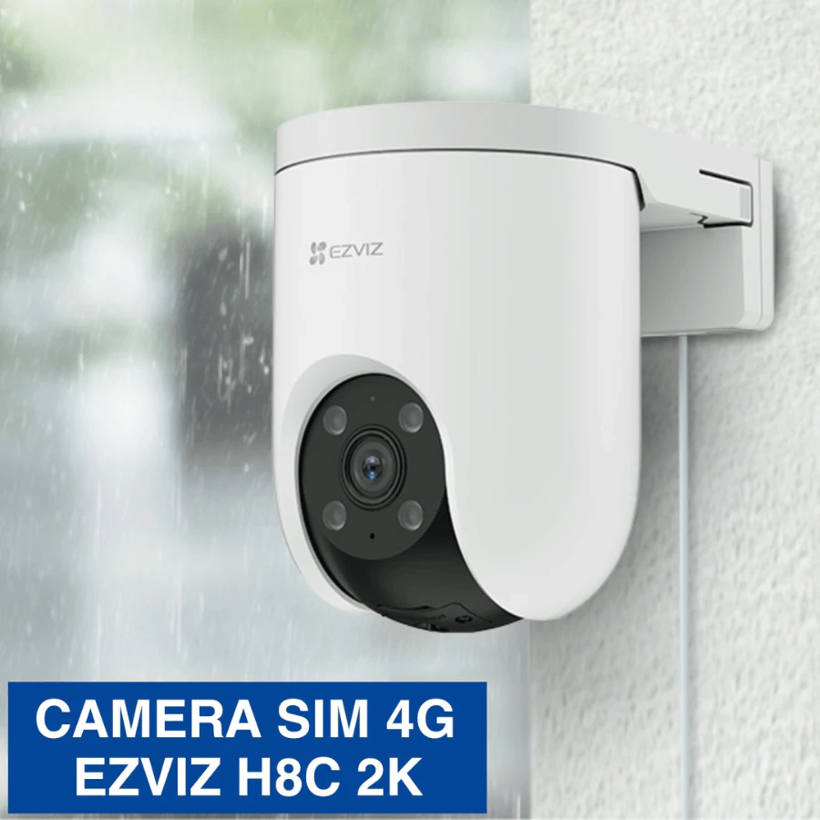 Camera chuẩn 4G EZVIZ H8C-4G - Chỉ sim 4G, độ phân giải 2K(3MP)-2