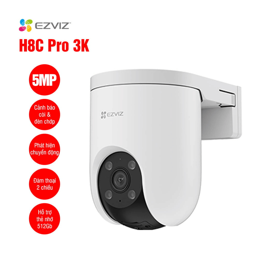 Camera Wifi EZVIZ H8C PRO 2K/2K+4MP/3K 5MP(3MP/4MP/5MP | Nhận dạng Người | Thùng 12c )-2