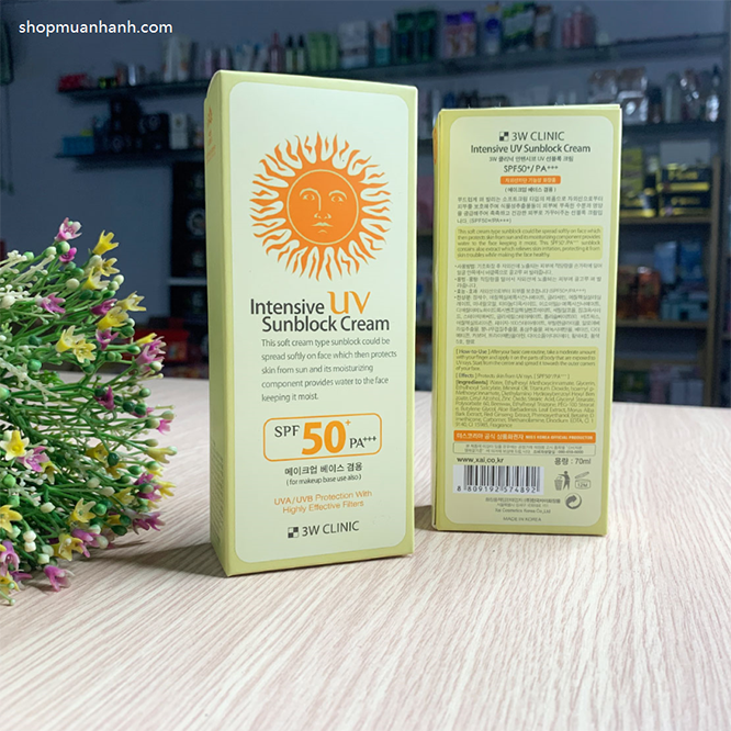 Kem chống nắng 3W Clinic Hàn Quốc bảo vệ da tối ưu-5