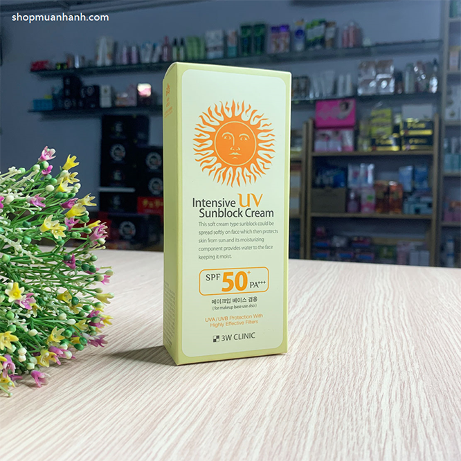 Kem chống nắng 3W Clinic Hàn Quốc bảo vệ da tối ưu-6