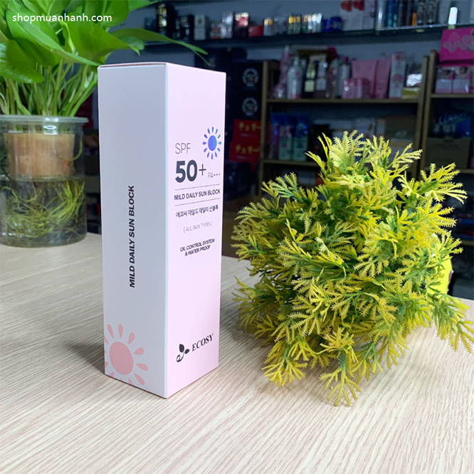 Kem Chống Nắng Ecosy Ultra Daily Sun Cream Kiềm Dầu Không Trôi 100ml-2