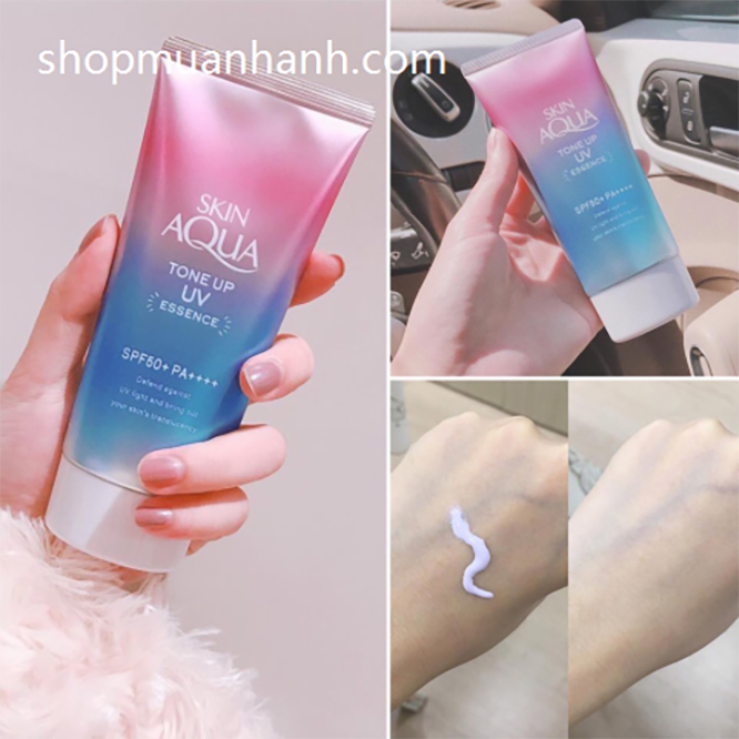 Kem Chống Nắng Rohto Skin Aqua Tone Up Essence 80gr Nhật Bản-1