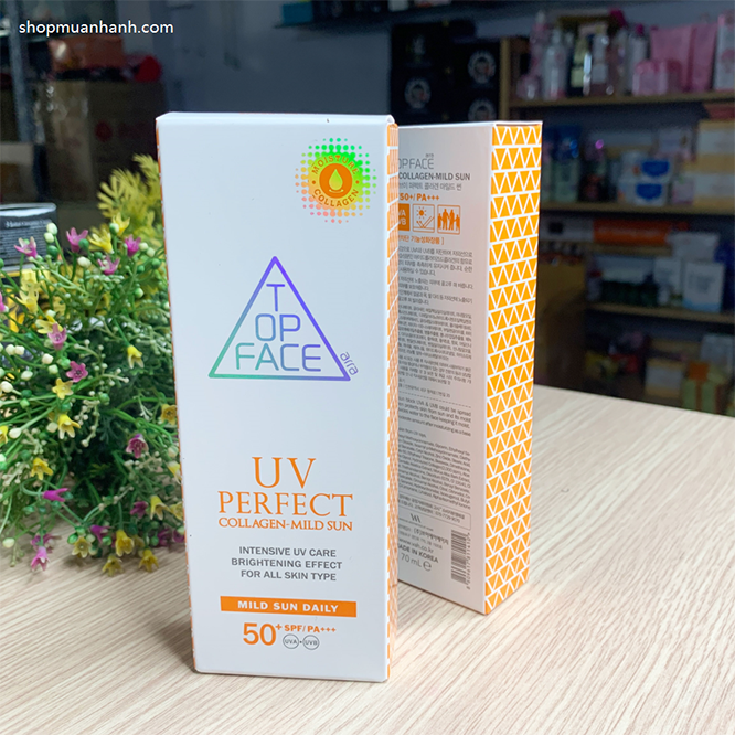 Kem Chống Nắng Top Face UV Perfect SPF50 Plus PA Hàn Quốc-4